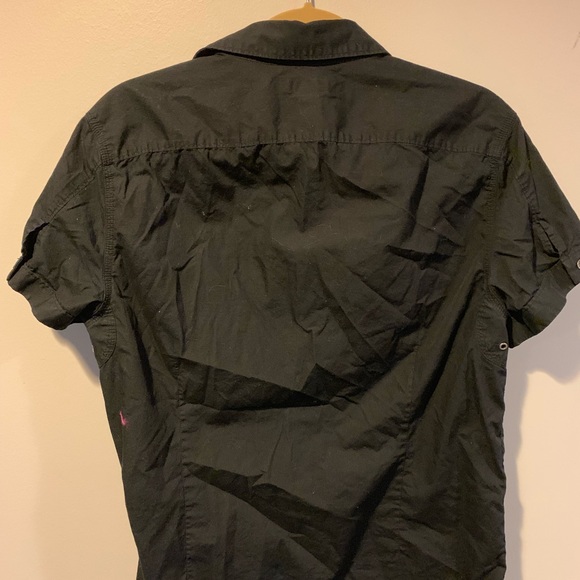 Black button down. - Picture 3 of 3